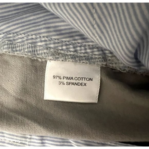 Peter Millar Crown Men's Various Size Stone Gray Twill Pima Cotton Chino Pants - Picture 10 of 11